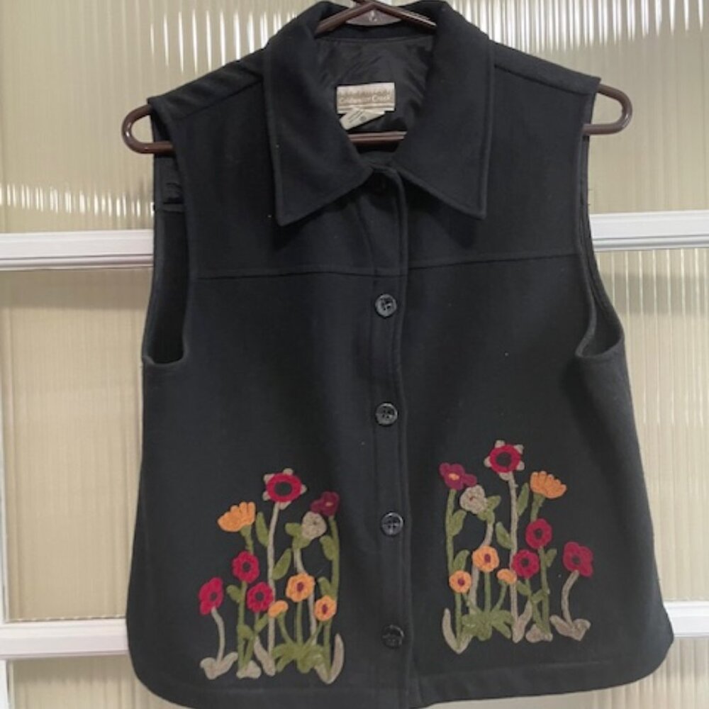 Women's Coldwater Creek Vest Black